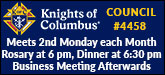 Knights of Columbus #4458 Sponsorship Banner