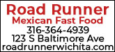 Road Runner Mexican Fast Food Sponsorship Banner
